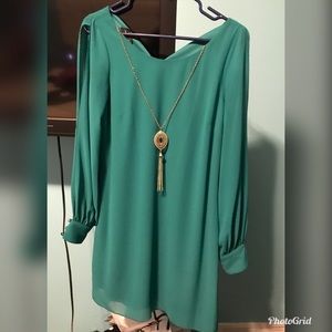 Teal dress